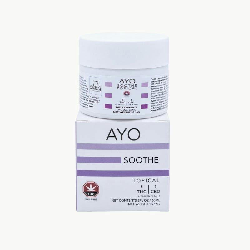 Ayo- Soothe Topical 5:1 THC:CBD