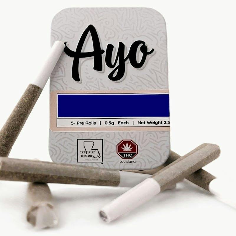 Ayo- Guava Tart Pre-Roll Pack .5g 5pk by Ayo