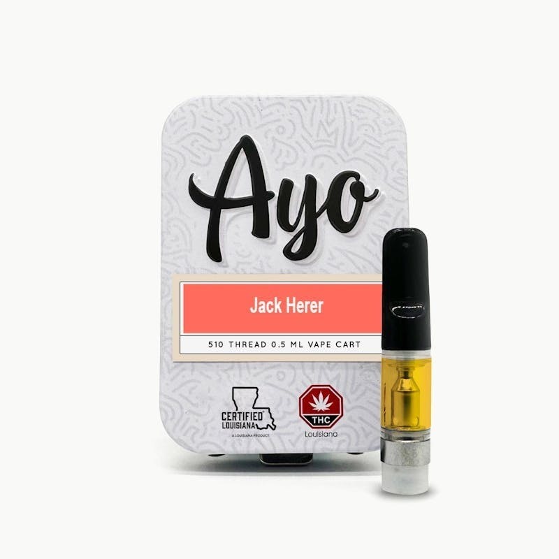 Ayo- Jack Herer Vape Cartridge .5g at Good Day Farm Bossier City