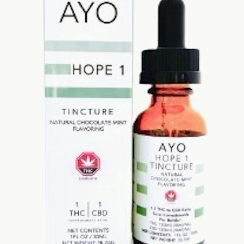 Ayo- Hope Tincture 1:1 THC:CBD 30ml by Ayo