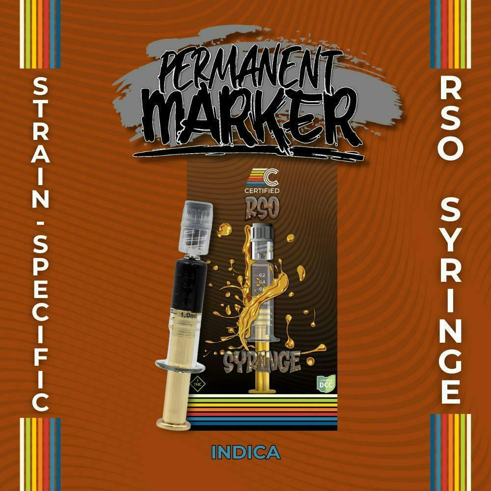 Permanent Marker - RSO Syringe | 1.0g