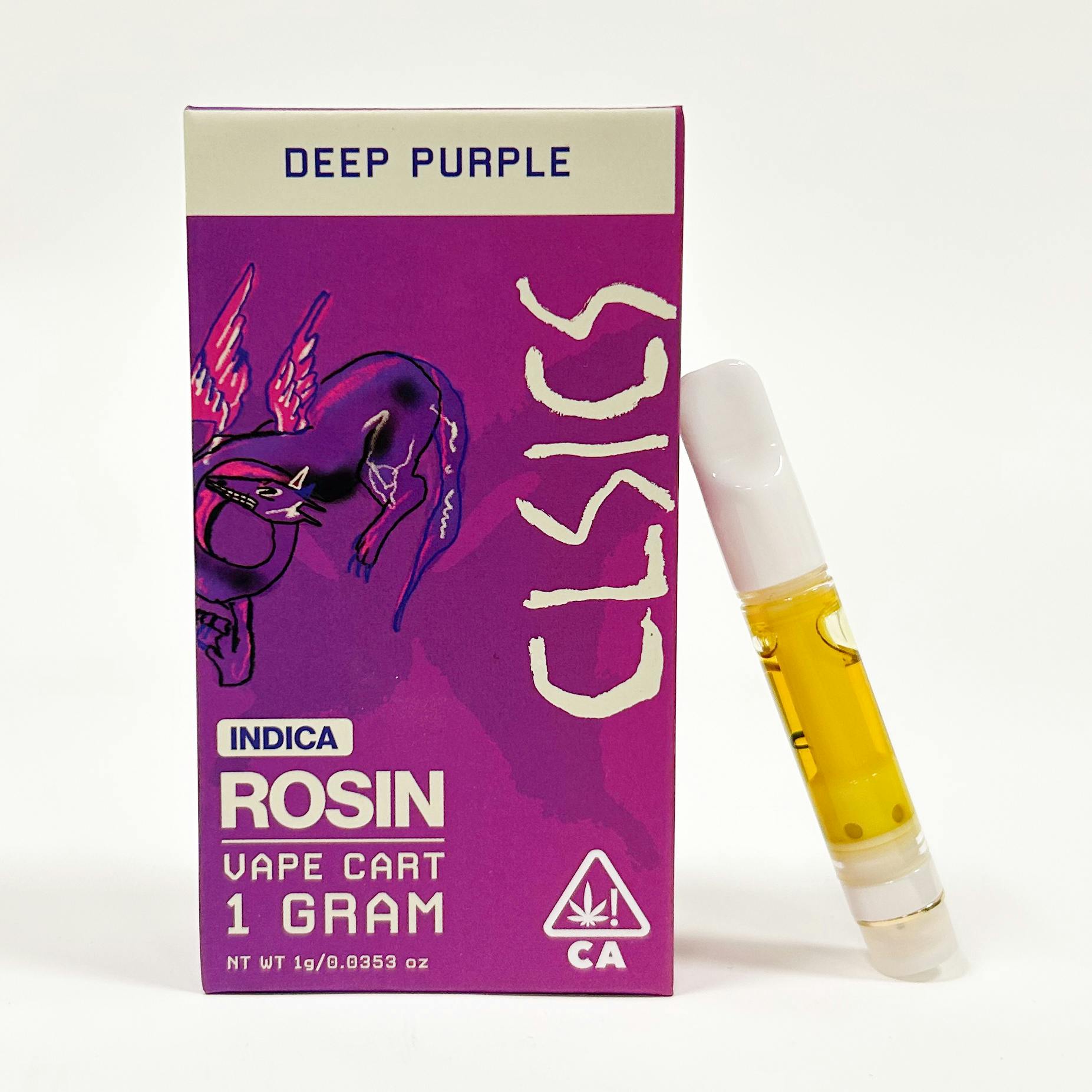 Deep Purple - Live Rosin Vape Cartridge 1g