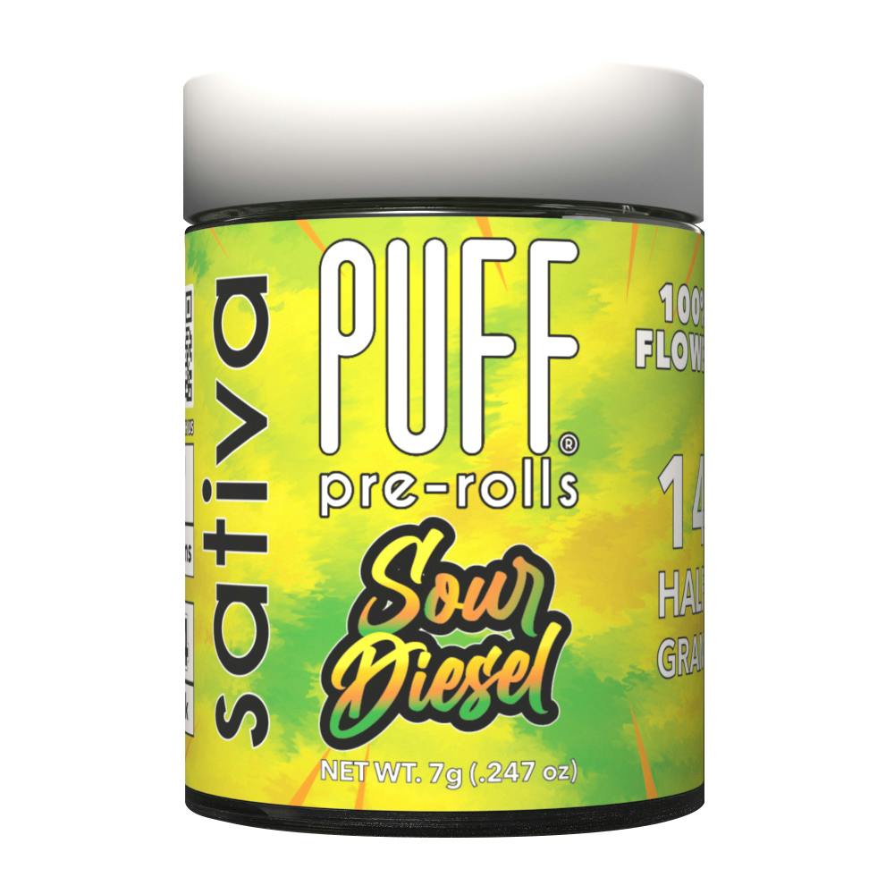Sour Diesel Pre-Rolls 14pk - 7g by PUFF