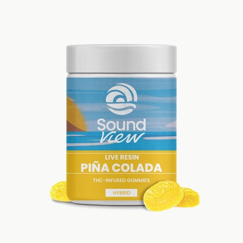 SoundView - Live Resin Pina Colada Gummies 100mg 20pk