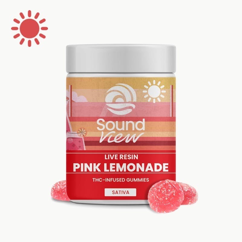 SoundView - Live Resin Pink Lemonade Gummies 100mg 20pk