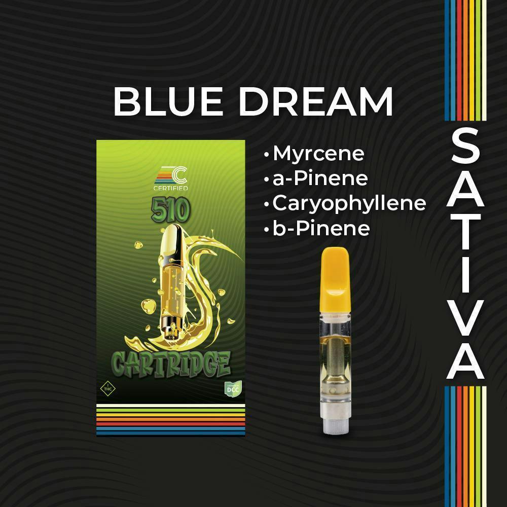 Blue Dream | Cartridge | 0.7g by Certified Cultivators