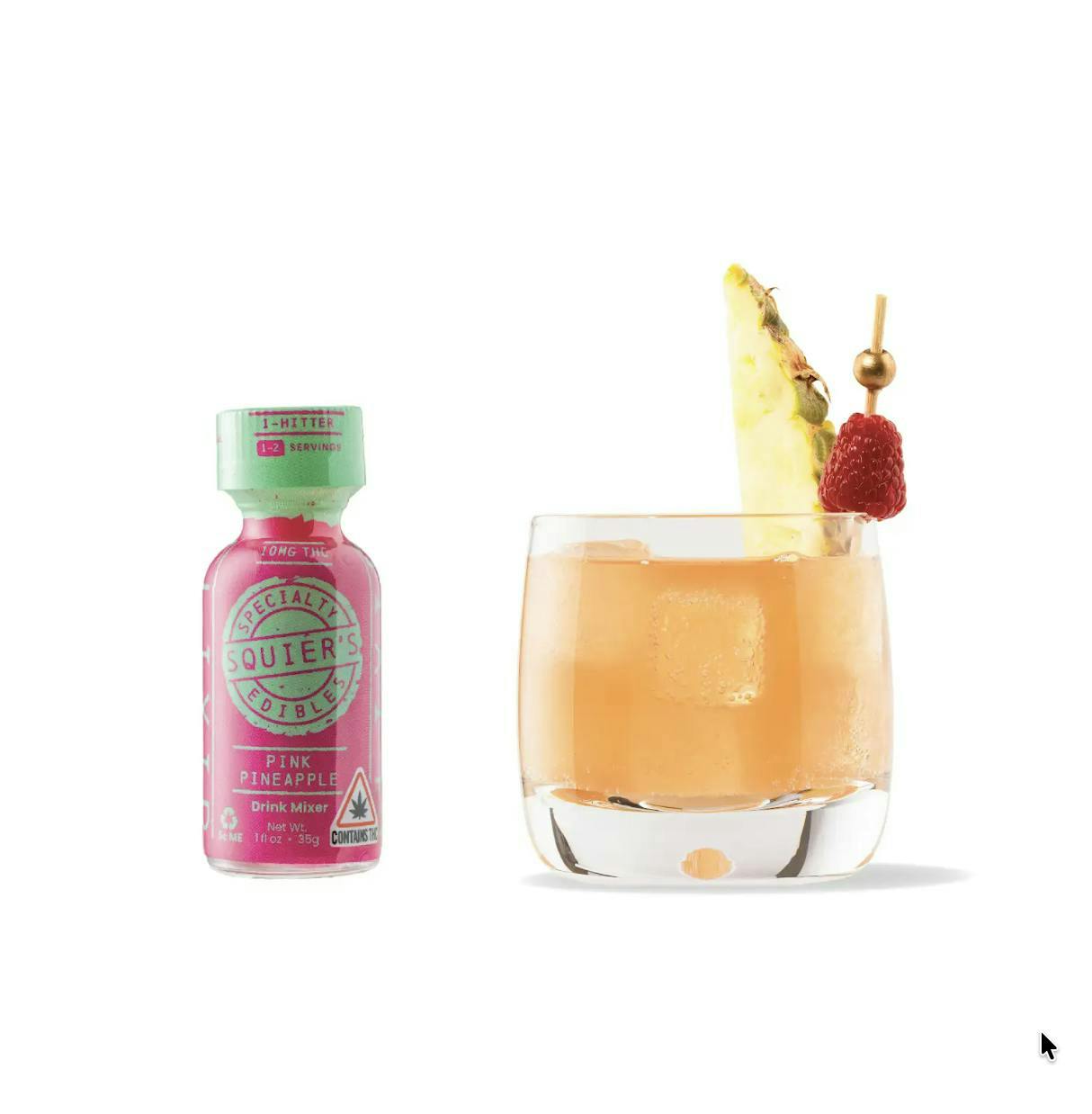 Pink Pineapple - 10mg THC Hash Rosin - Drink Mixer at East Coast Cannabis Dispensary - Lebanon