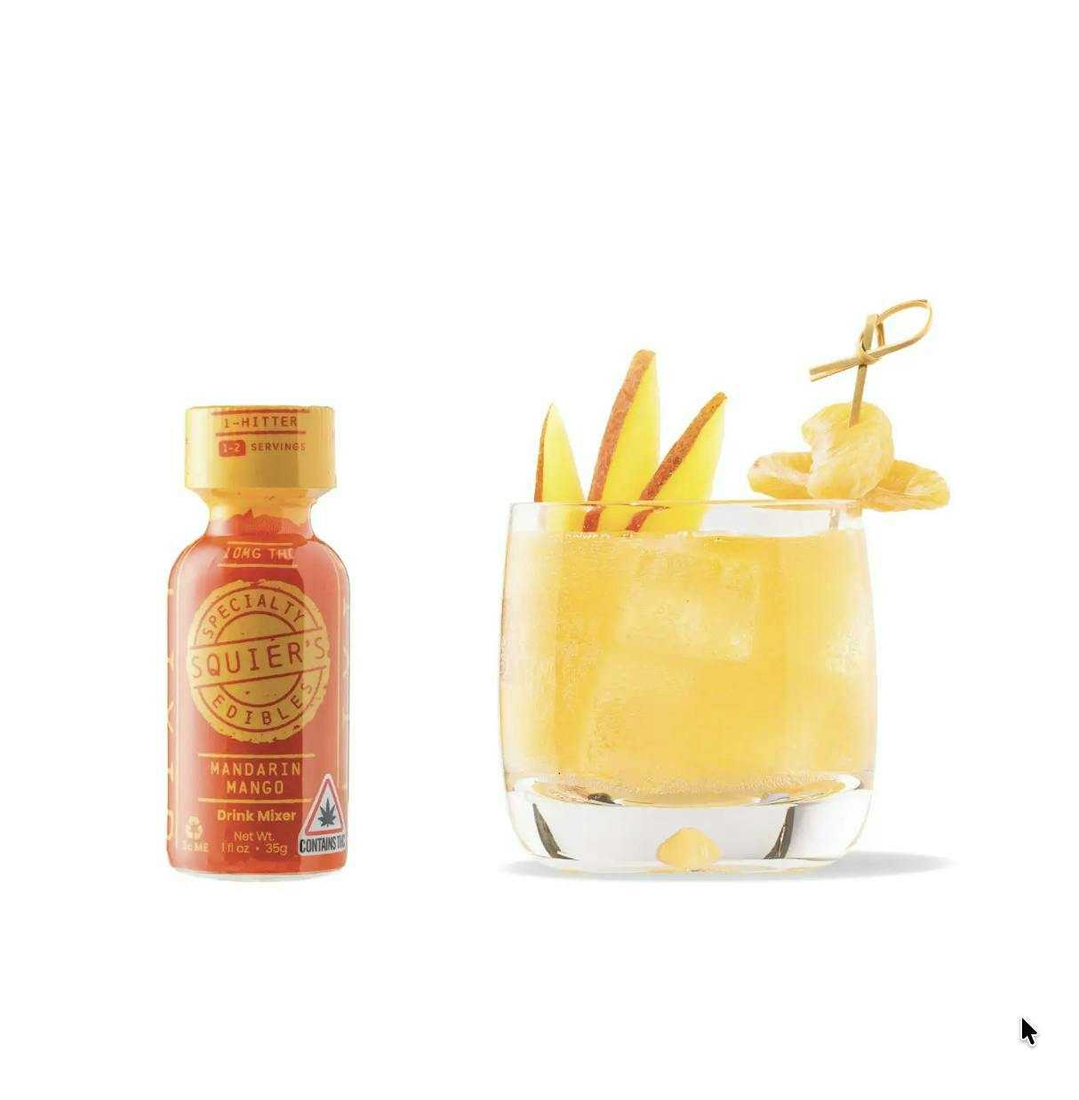 Mandarin Mango - 10mg THC Hash Rosin - Drink Mixer at Brothers Cannabis