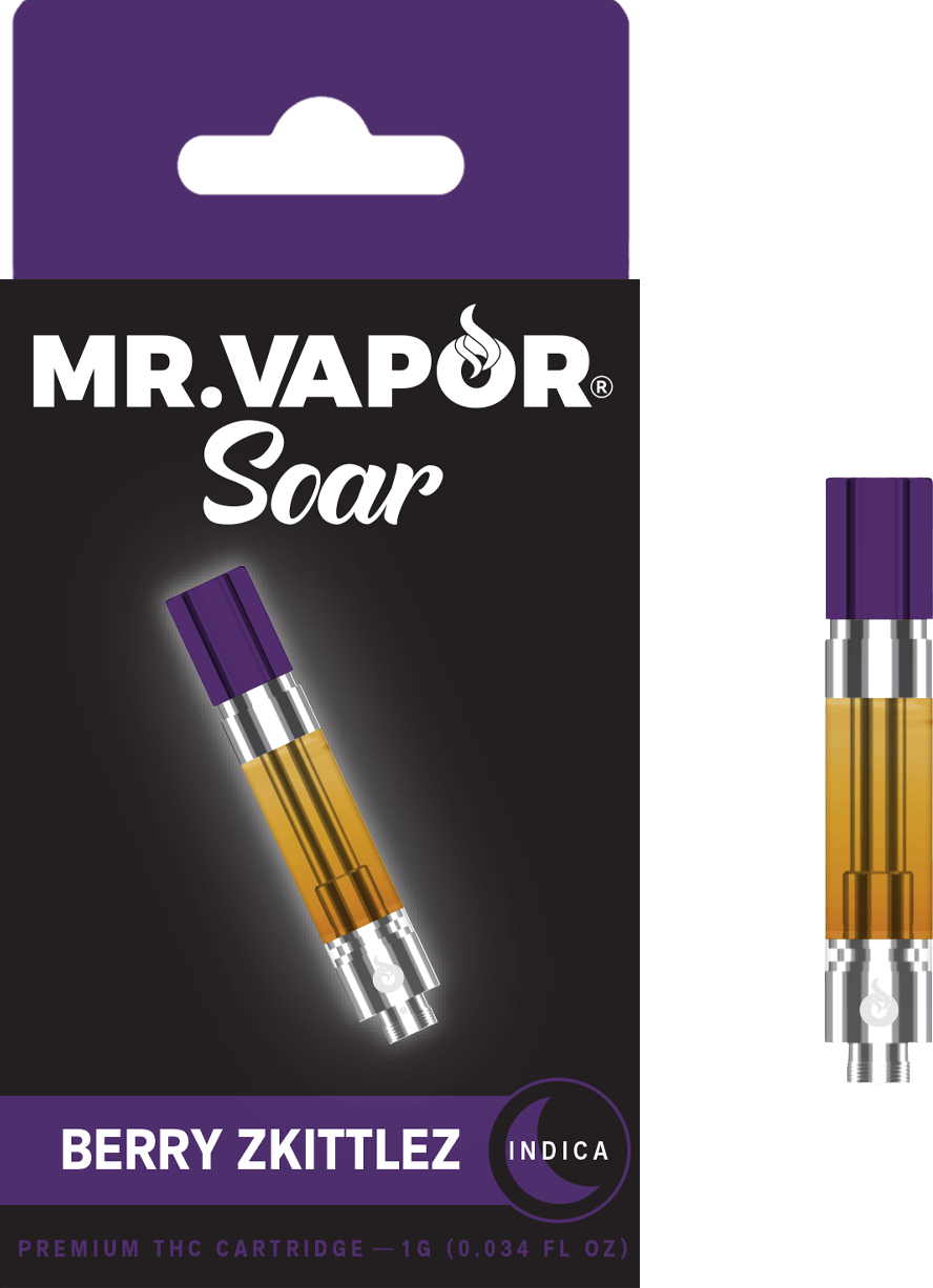 Mr. Vapor Soar - 510 Cartridge - Berry Zkittlez