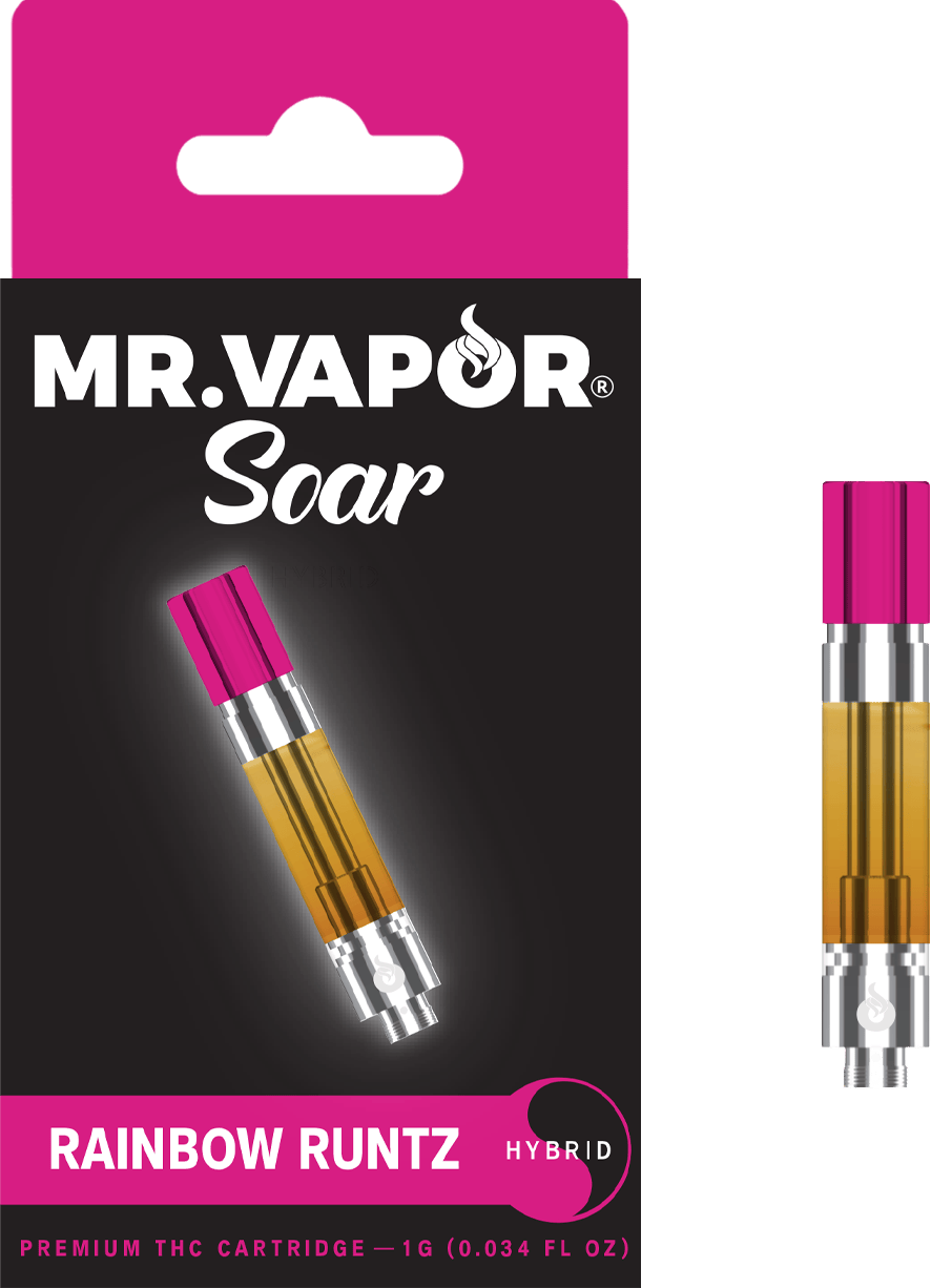 Mr. Vapor Soar - 510 Cartridge - Rainbow Runtz