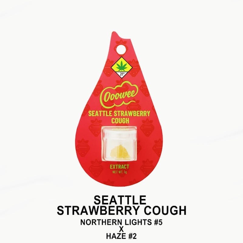 Seattle Strawberry Cough Sugar Wax 1g at Joe's 420 RX LLC