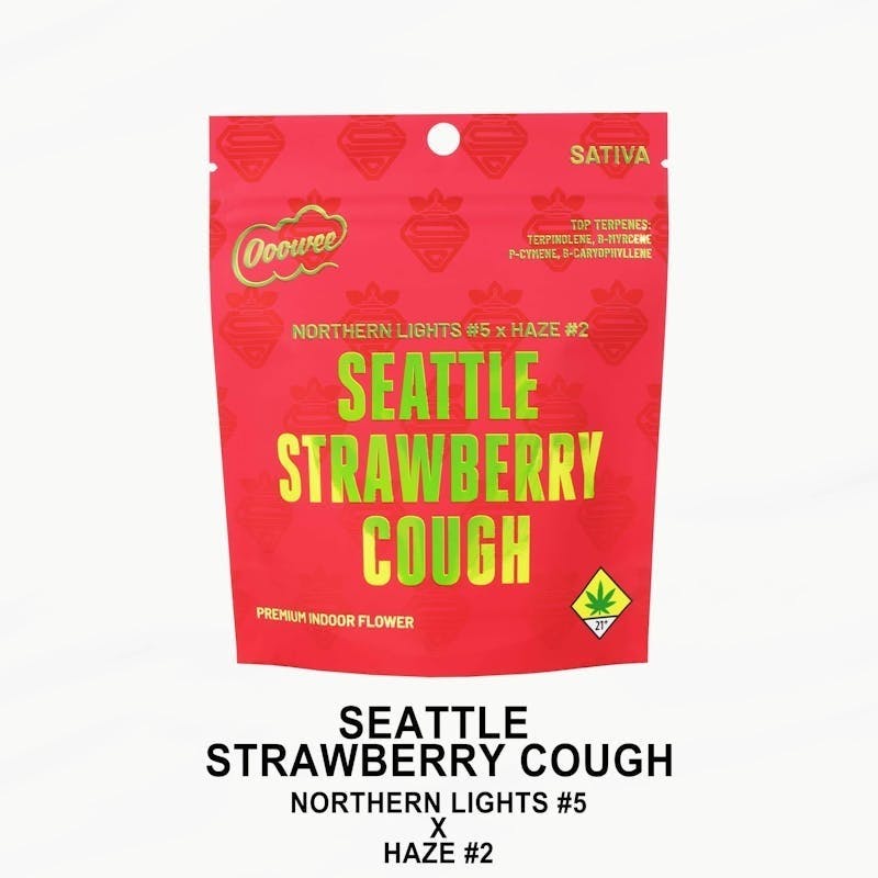 Seattle Strawberry Cough Flower 3.5g by Ooowee