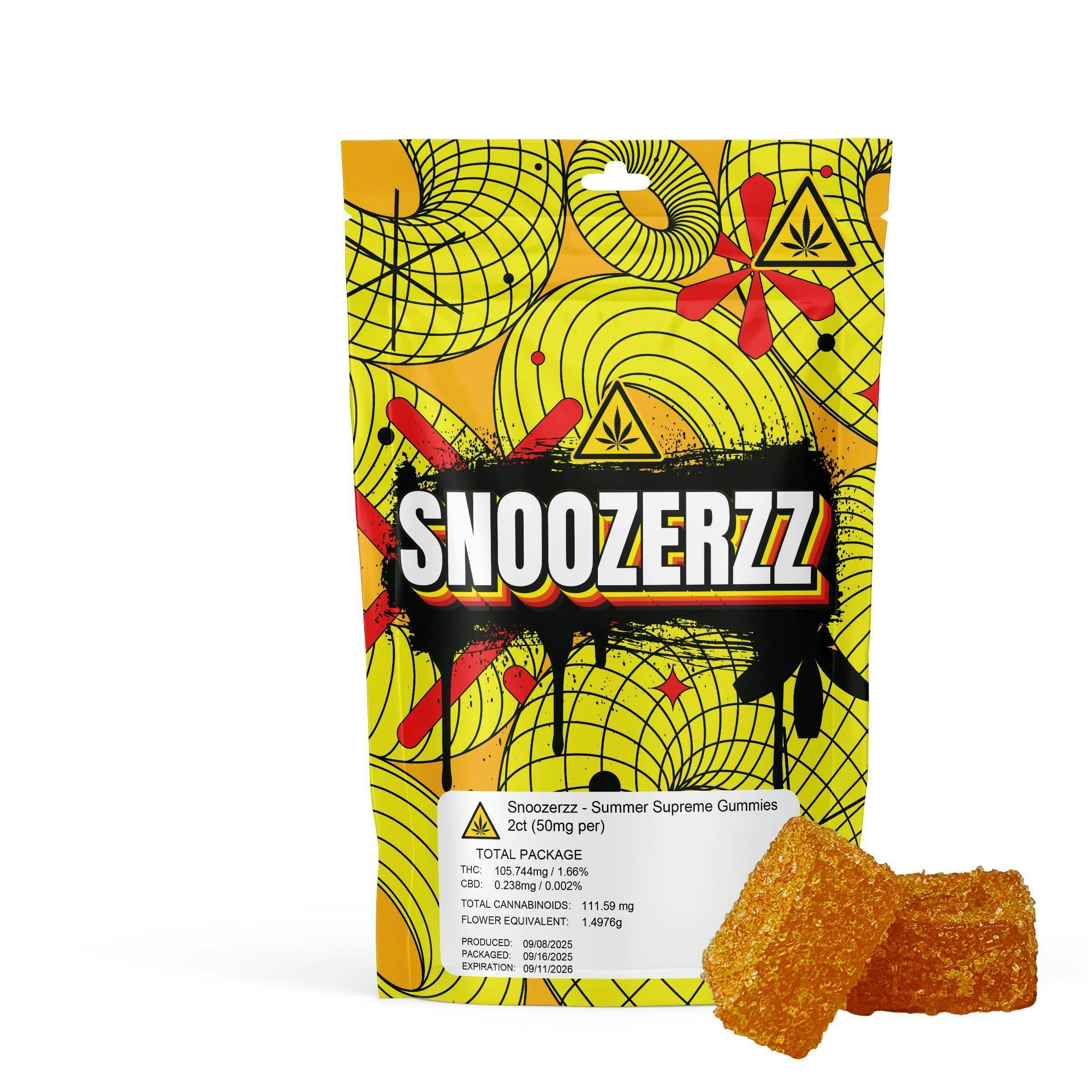 Snoozerzz - Summer Supreme Gummies 2ct (50mg per)