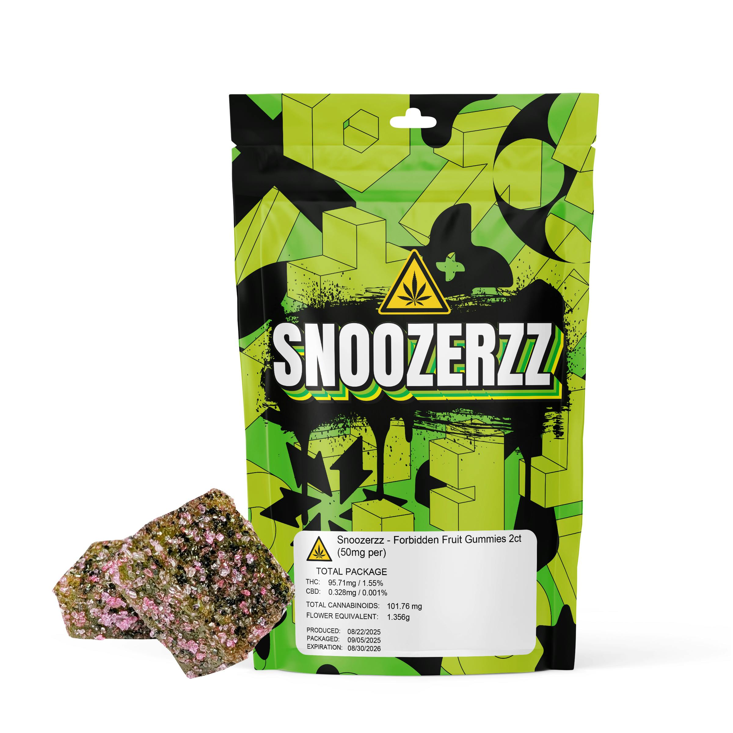 Snoozerzz - Forbidden Fruit Gummies 10ct (50mg per)