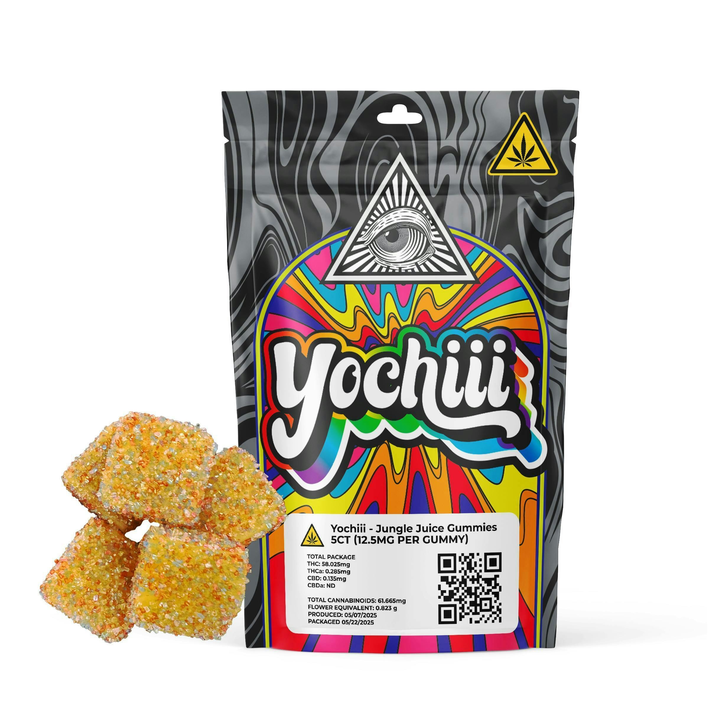 Yochiii - Jungle Juice Gummies 5ct (12.5mg per) at King of Releaf