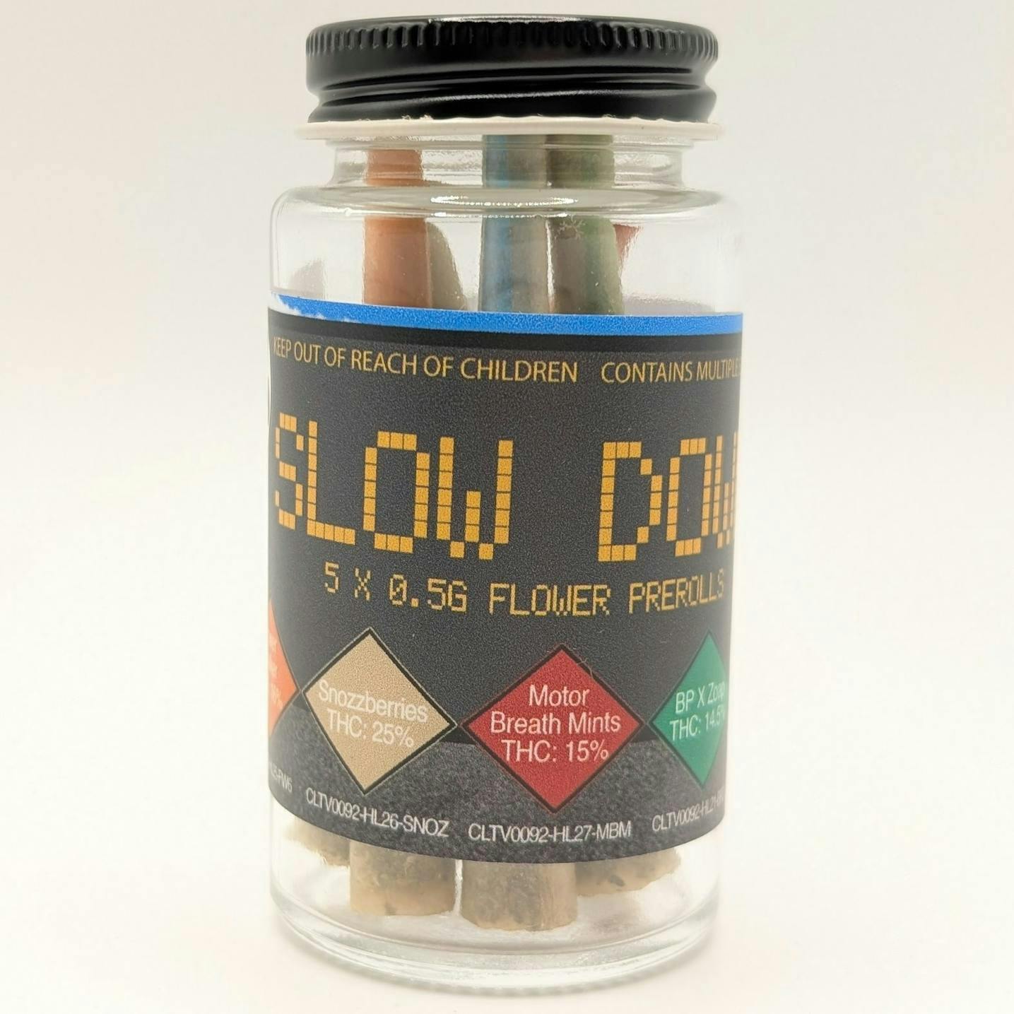 Hey Bud | Slow Down 5 x .5g Pre Roll Pack - Hey Bud