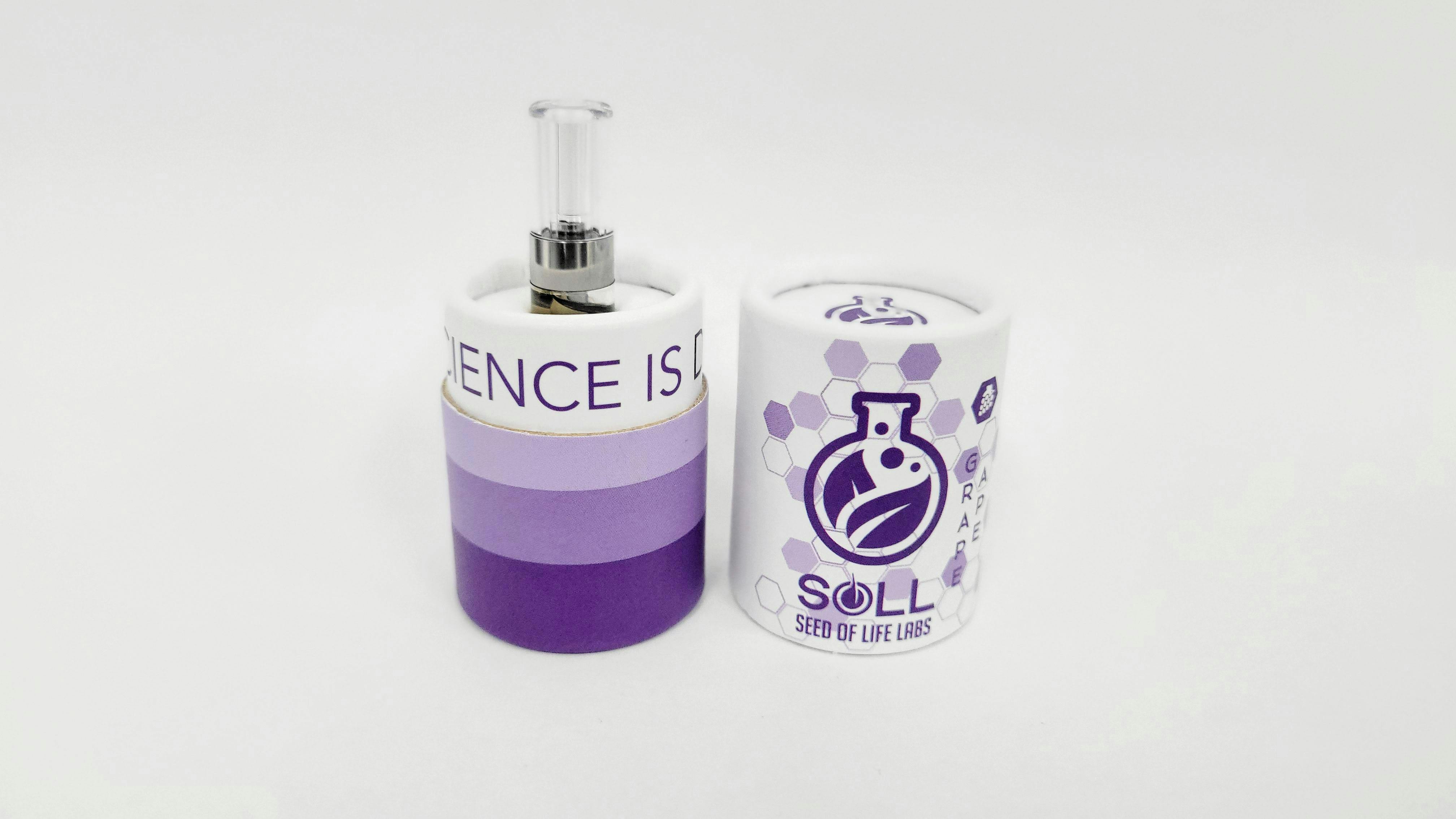 Seed of Life Labs - Grape Ape Distillate Cartridge 0.5g at Seed of Life Labs - Glendive