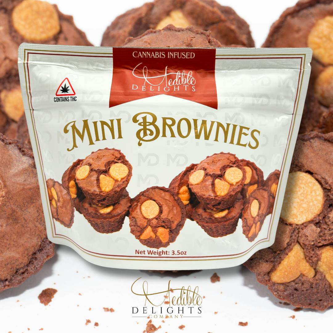 Salted Caramel Mini Brownies 250mg by Medible Delights