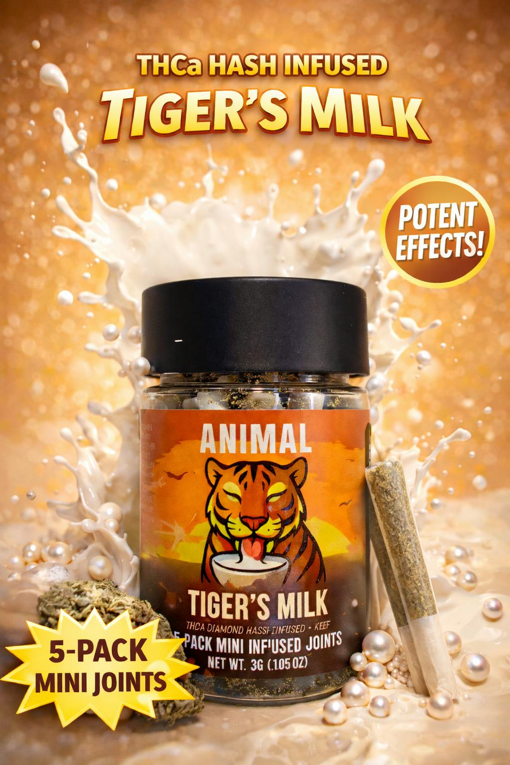 Tiger's Milk Weed Strain Information | Weedmaps