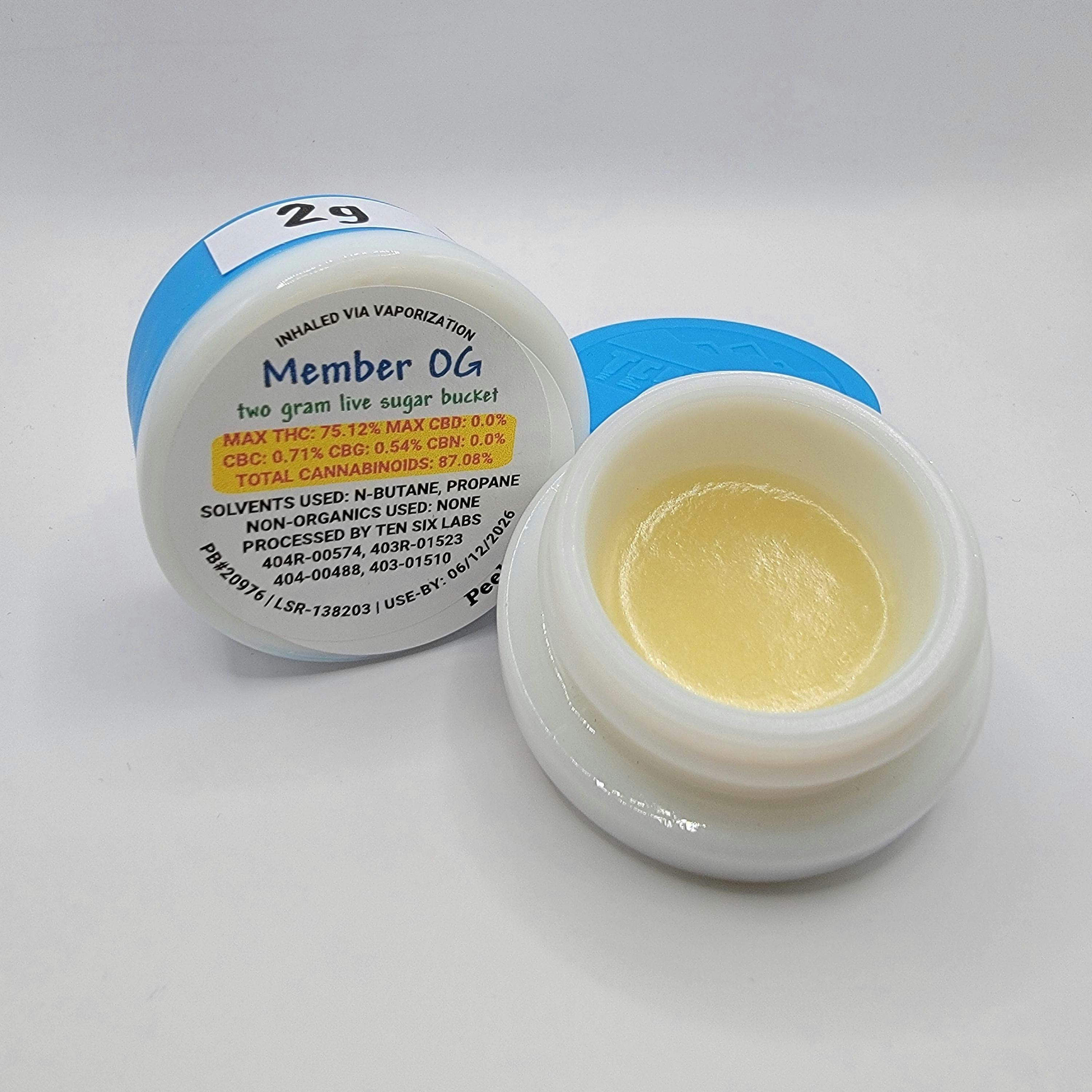 Member Og Live Sugar Resin