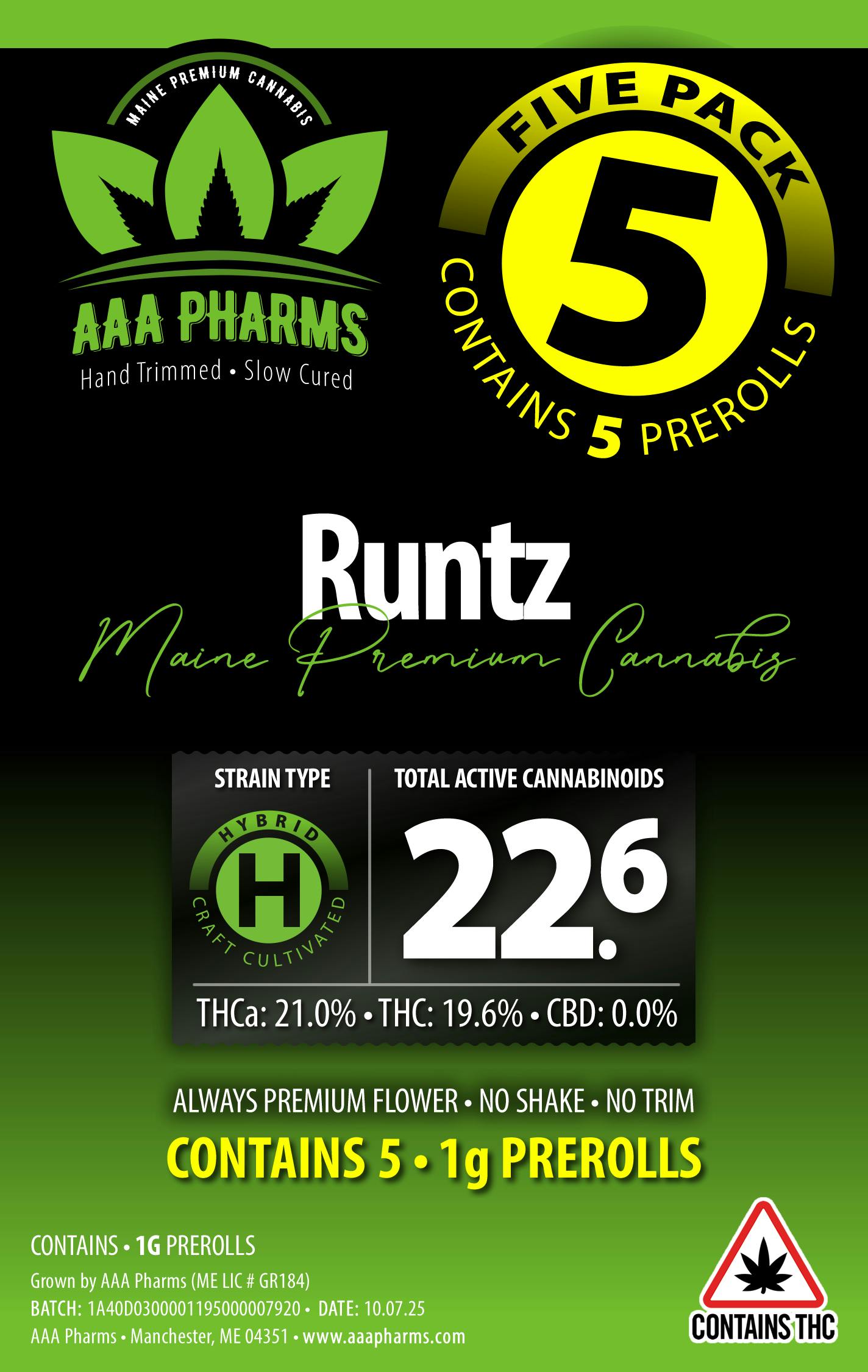 Runtz Pre Rolls
