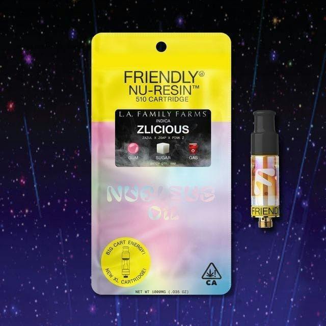 Friendly Brand x L.A.F.F. | Zlicious | Cured Nuresin Cartridge | 1g by Friendly Brand