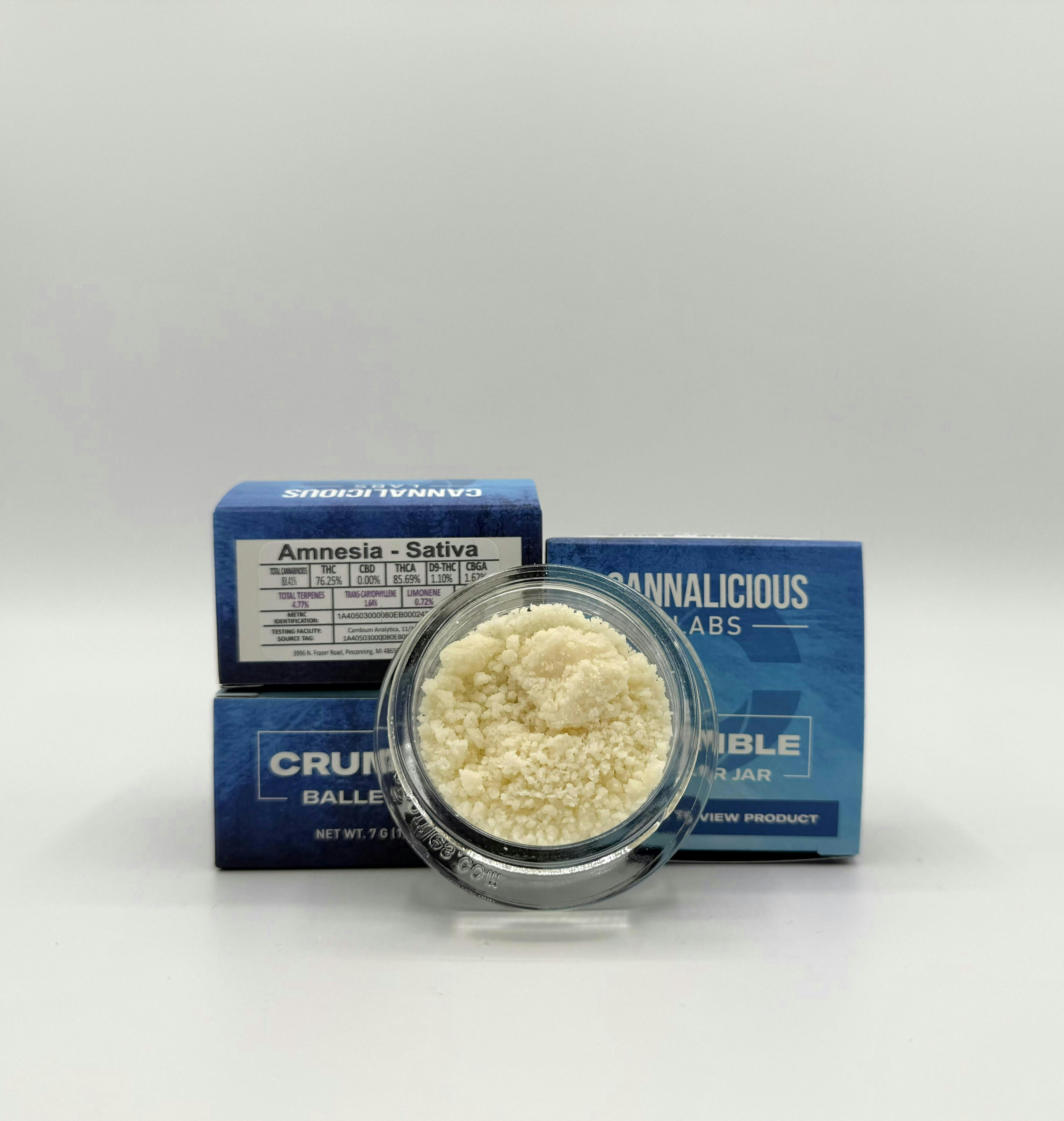 Amnesia | Crumble | 7g by Cannalicious Labs