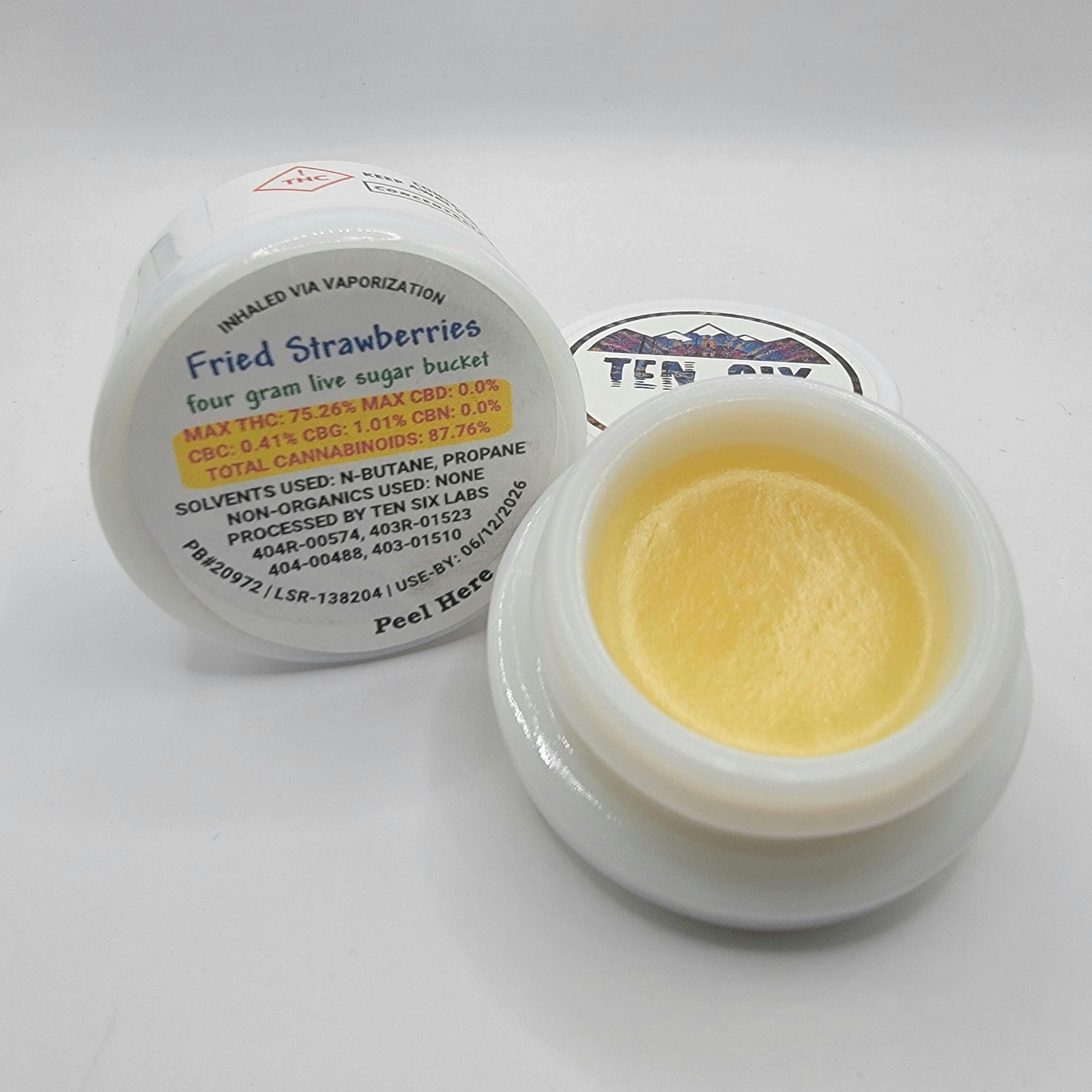 Fried Strawberries - 4g Live Sugar Resin by Ten Six Labs