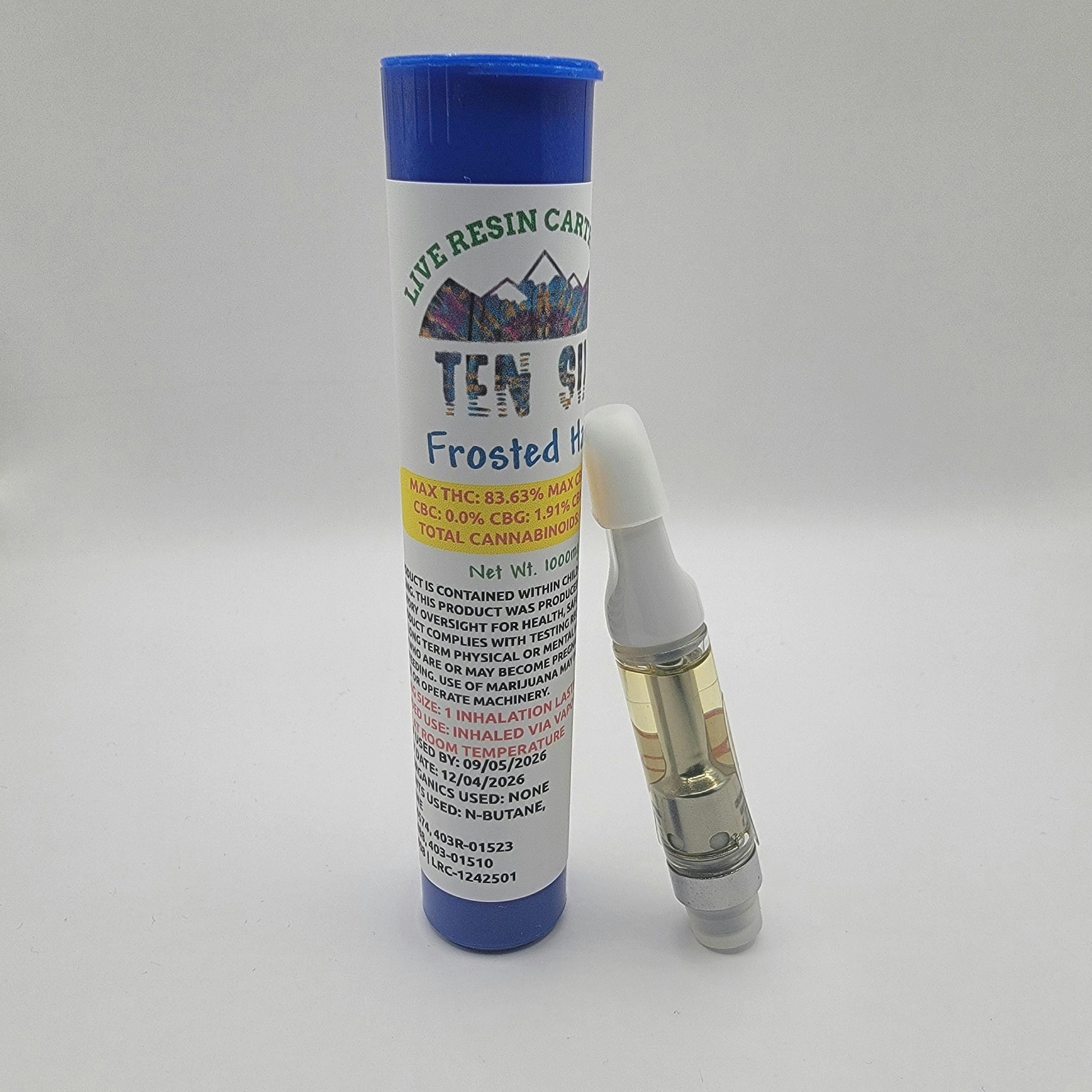 Frosted Halo Live Resin Cartridge