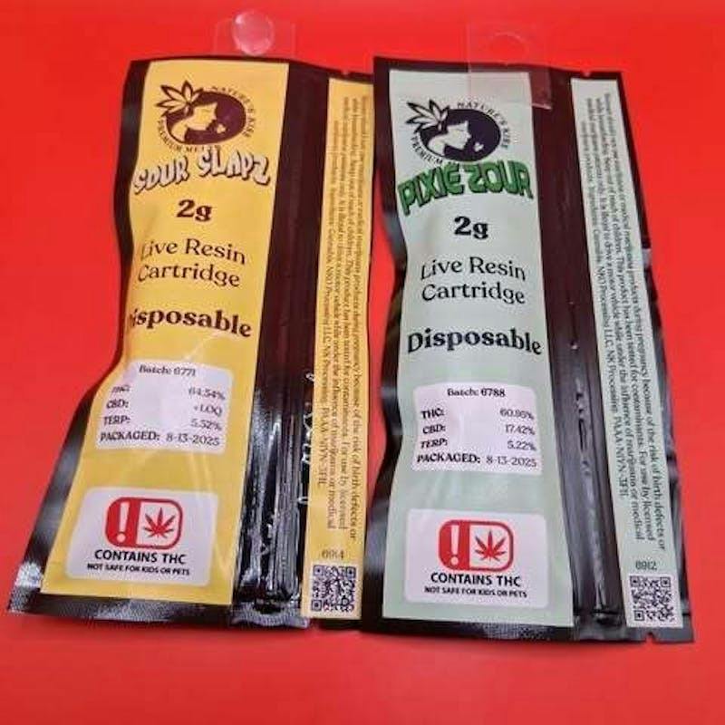 Nature's Kiss - Sour Slapz Live Resin Disposable 2g