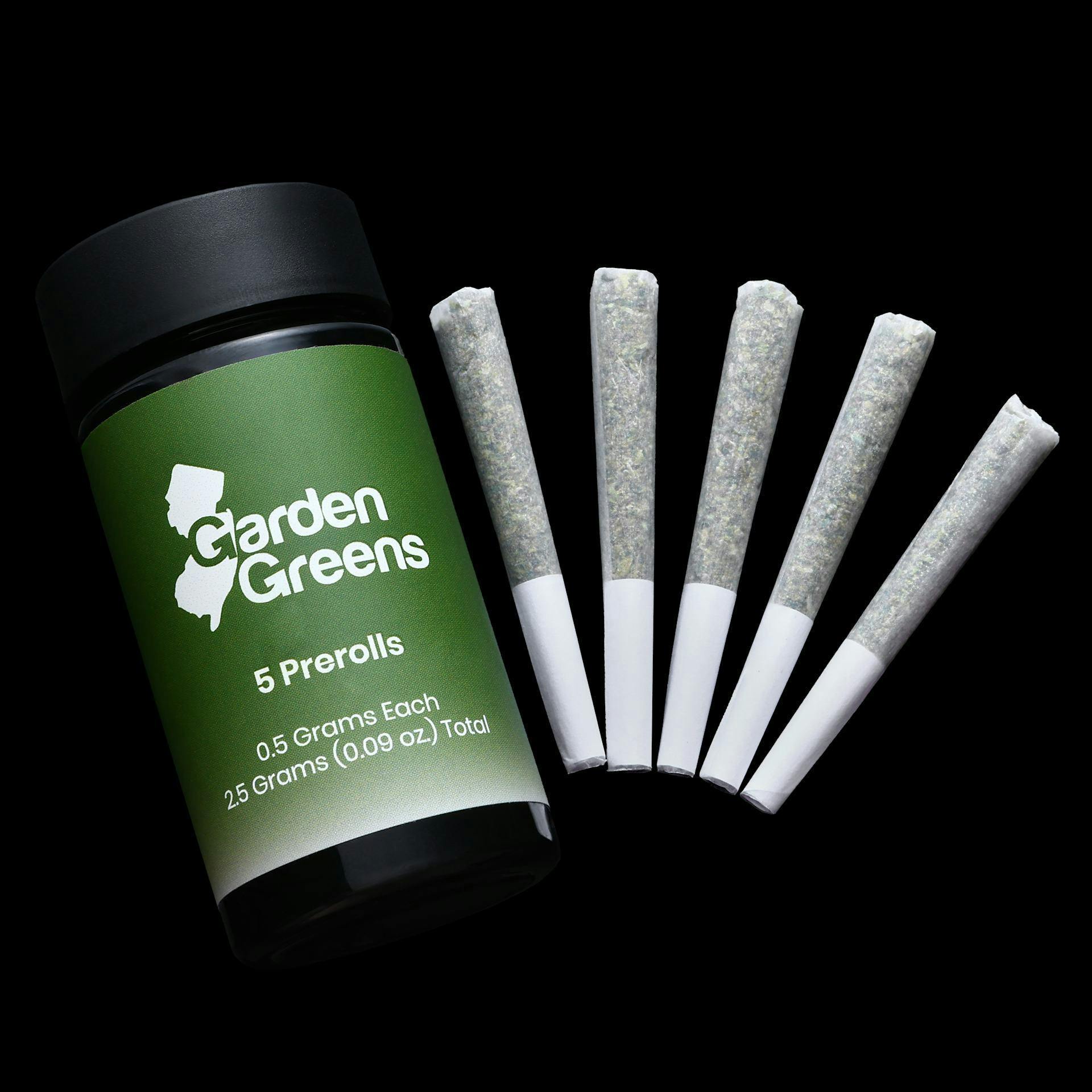 Garden Greens | 0.5g 5pk Prerolls - Blueberry Cruffin by Garden Greens