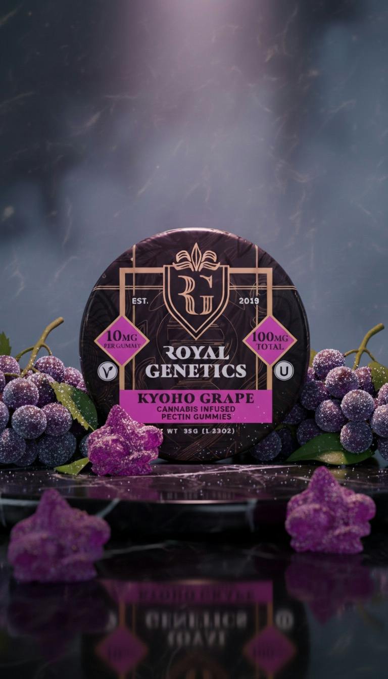 Kyoho Grape Gummies 100mg by Royal Genetics