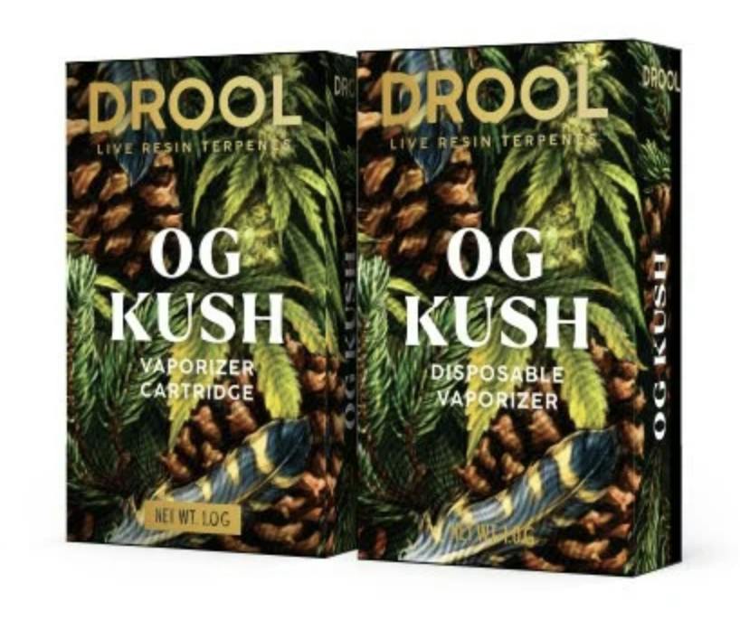 Drool | OG Kush | Live Resin Cartridge | 1G by Drool