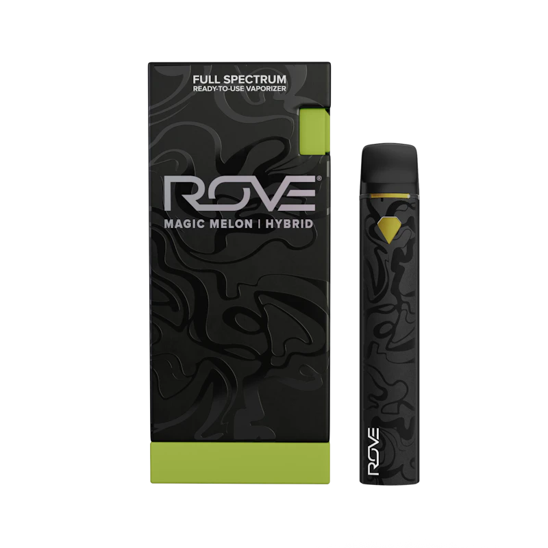 Rove Magic Melon · Melted Diamond Live Resin Vaporizer · 1.0g (Ready-To-Use) MD, Cartridges