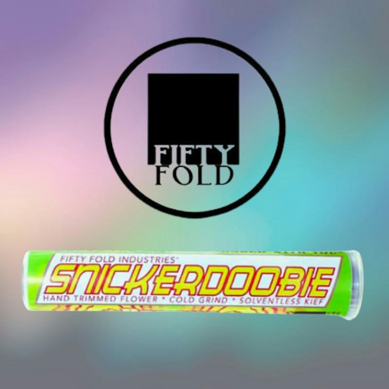 Fifty Fold - Black Cherry Punch Snickerdoobie Infused Pre-Roll 0.75g