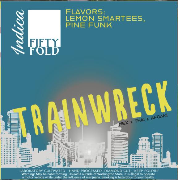 Fifty Fold - Trainwreck Flower 3.5g by Fifty Fold