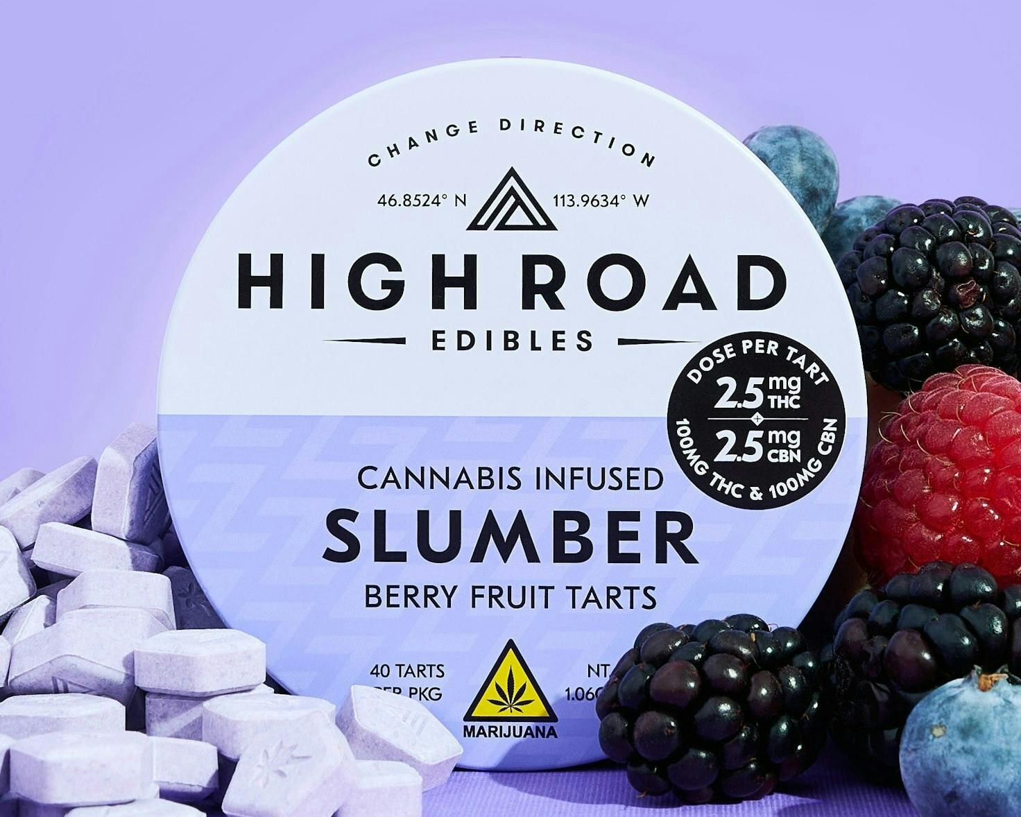 High Road Edibles | Fruit Tarts - Berry (Slumber) by High Road Edibles