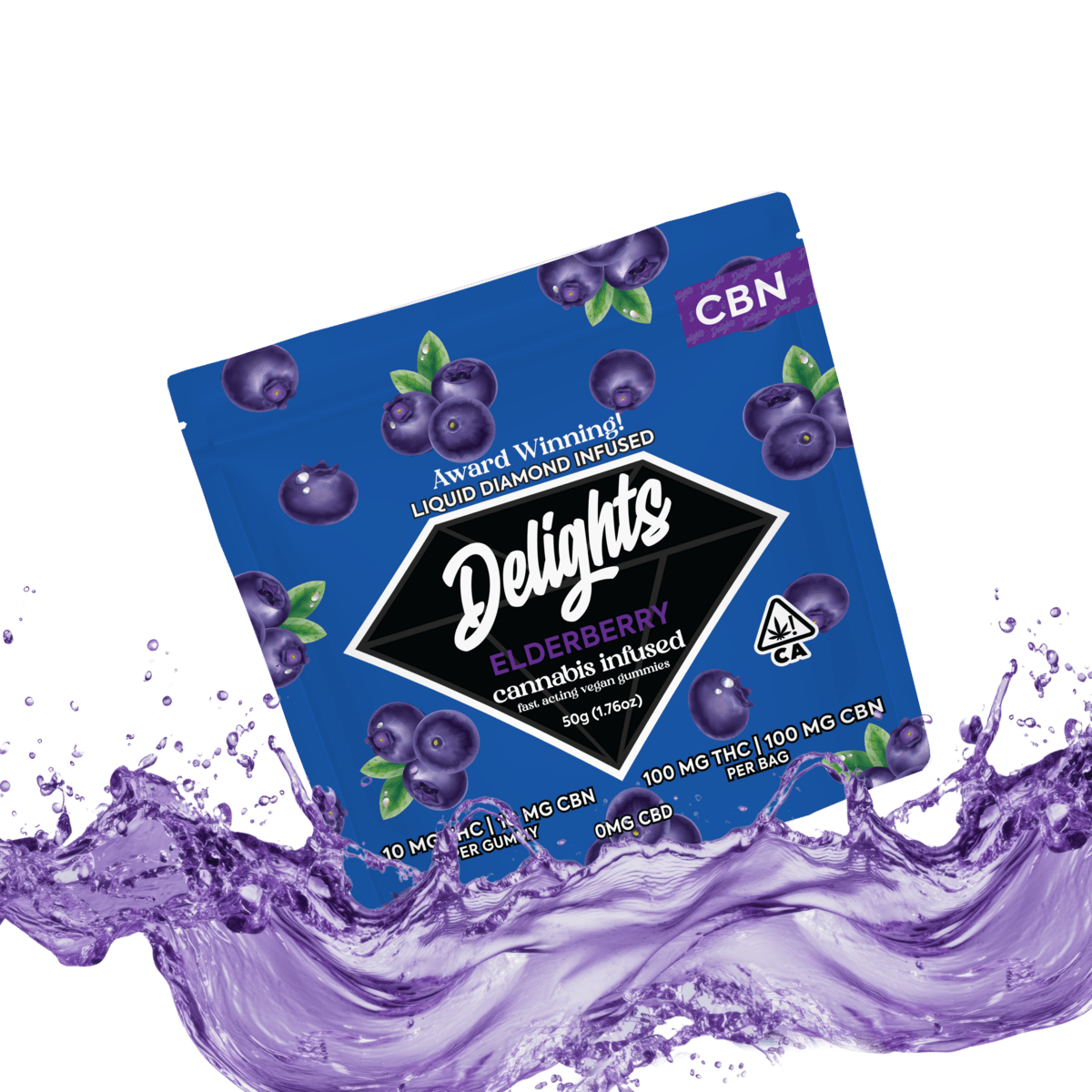 Elderberry Cbn Liquid Diamond Infused