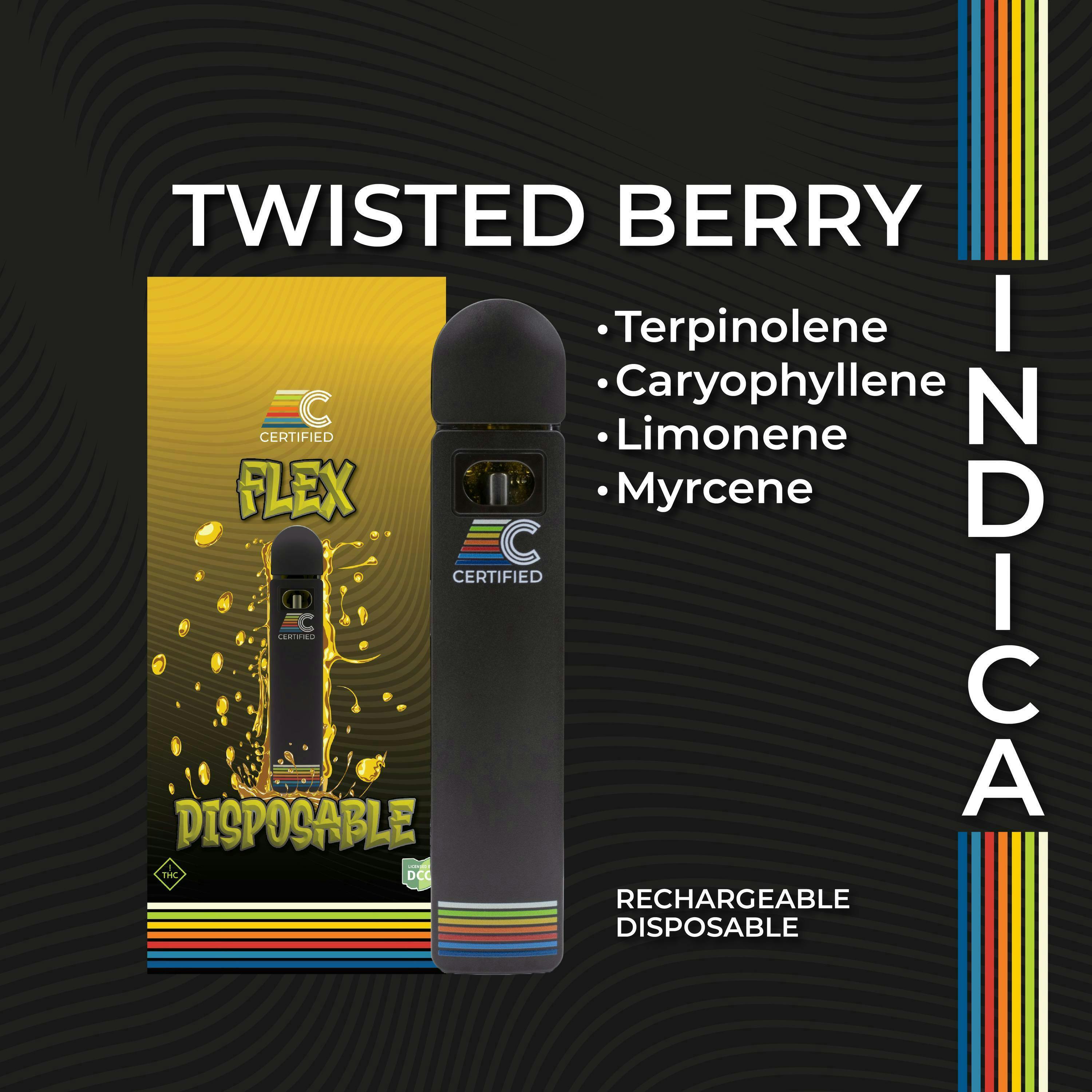 Twisted Berry Flex Disposable