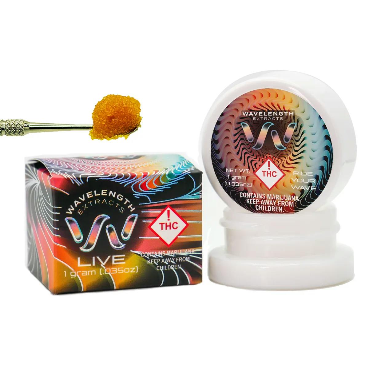 Wavelength | Tangerine Frost | 1g Live Resin
