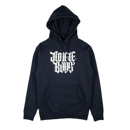 Jungle Boys Clothing | Jungle Boys Script Hoodie (Navy)