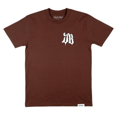Jungle Boys Clothing | Jungle Boys Script Tee (Chestnut)
