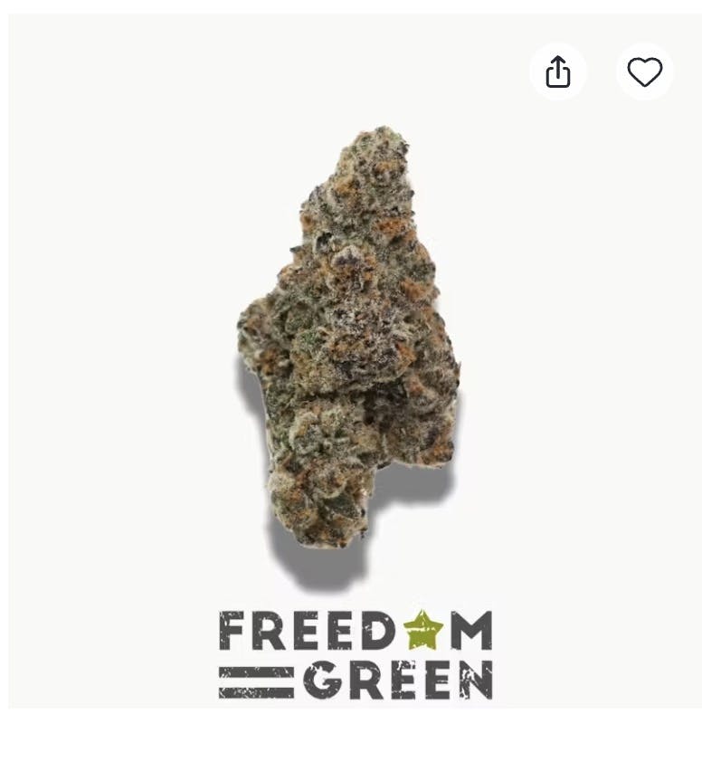 Freedom Green | Rainy Cakes | Flower | 3.5g