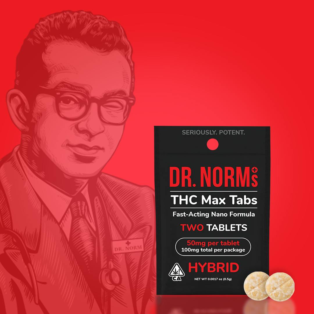 DR. NORM'S — THC Hybrid MAX Tablets 2 Pack