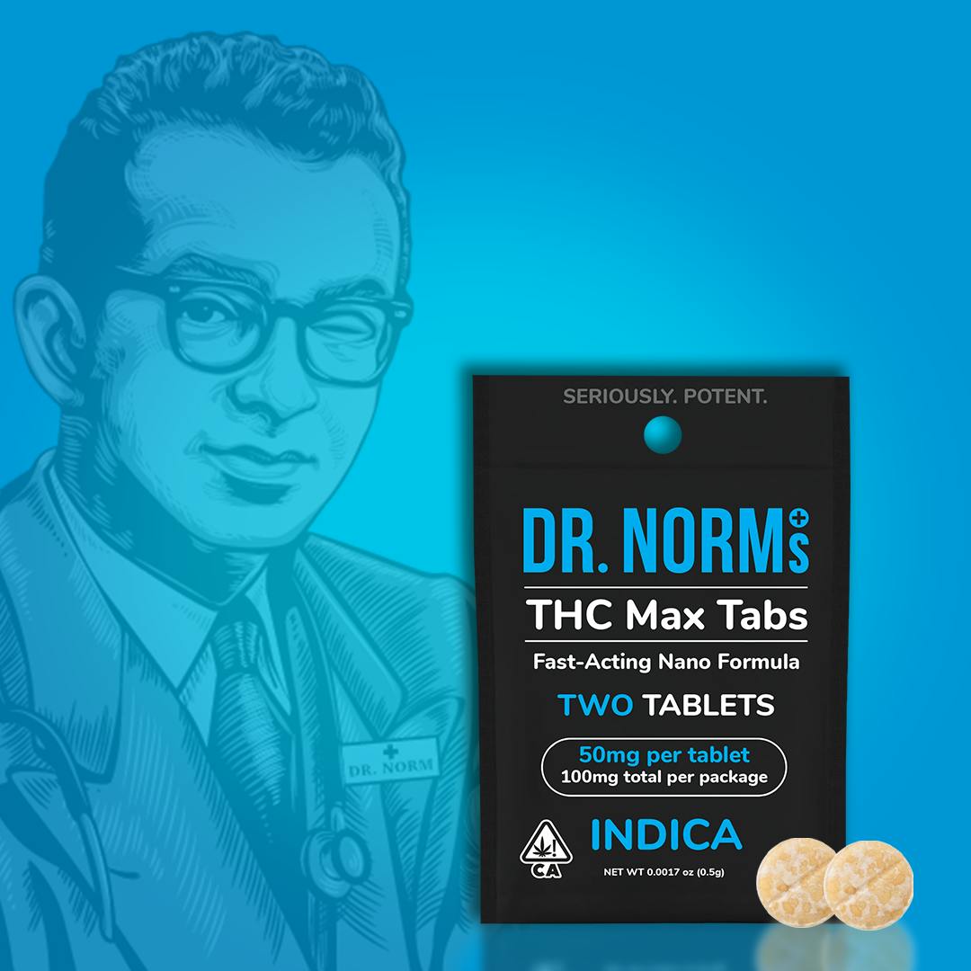 DR. NORM'S — THC Indica MAX Tablets 2 Pack