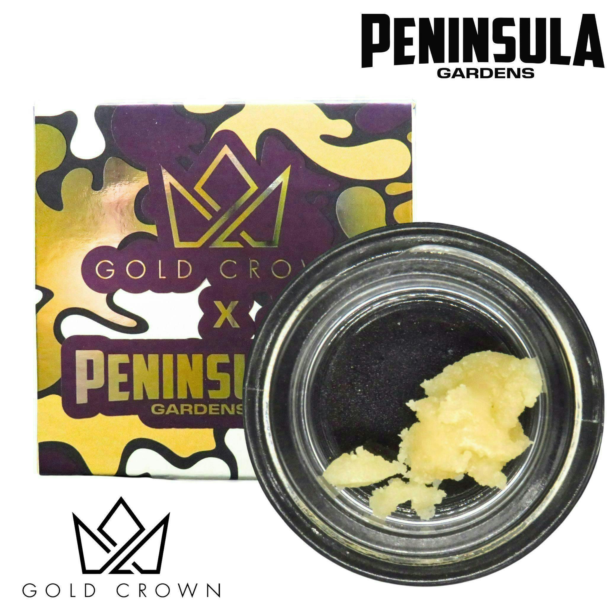 Gold Crown x Peninsula Gardens | Grape Cream Cake | Badder | 1g