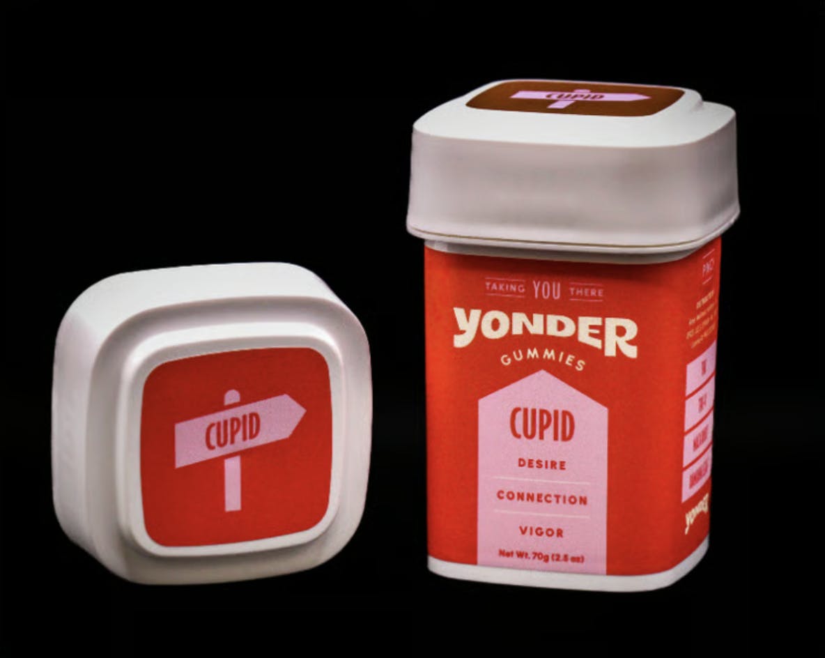 Yonder | Strawberry | 500mg CUPID Gummies 25pk by Yonder