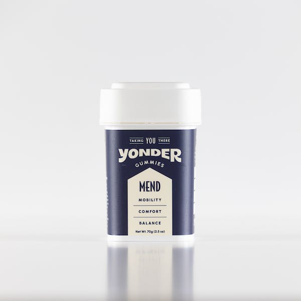 Yonder | Blackberry | 100mg MEND Gummies 10pk at ROOTDOWN