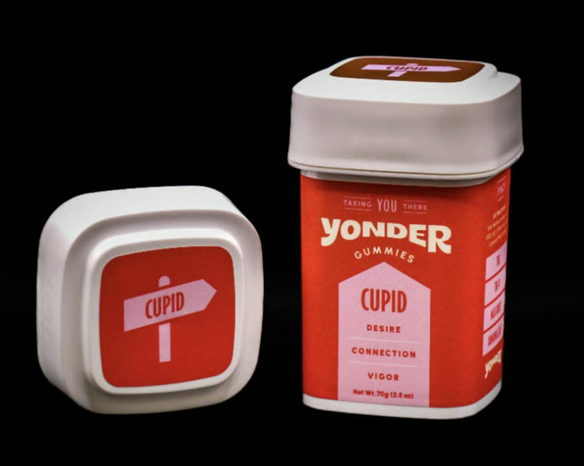 Yonder | Strawberry | 100mg CUPID Gummies 10pk by Yonder