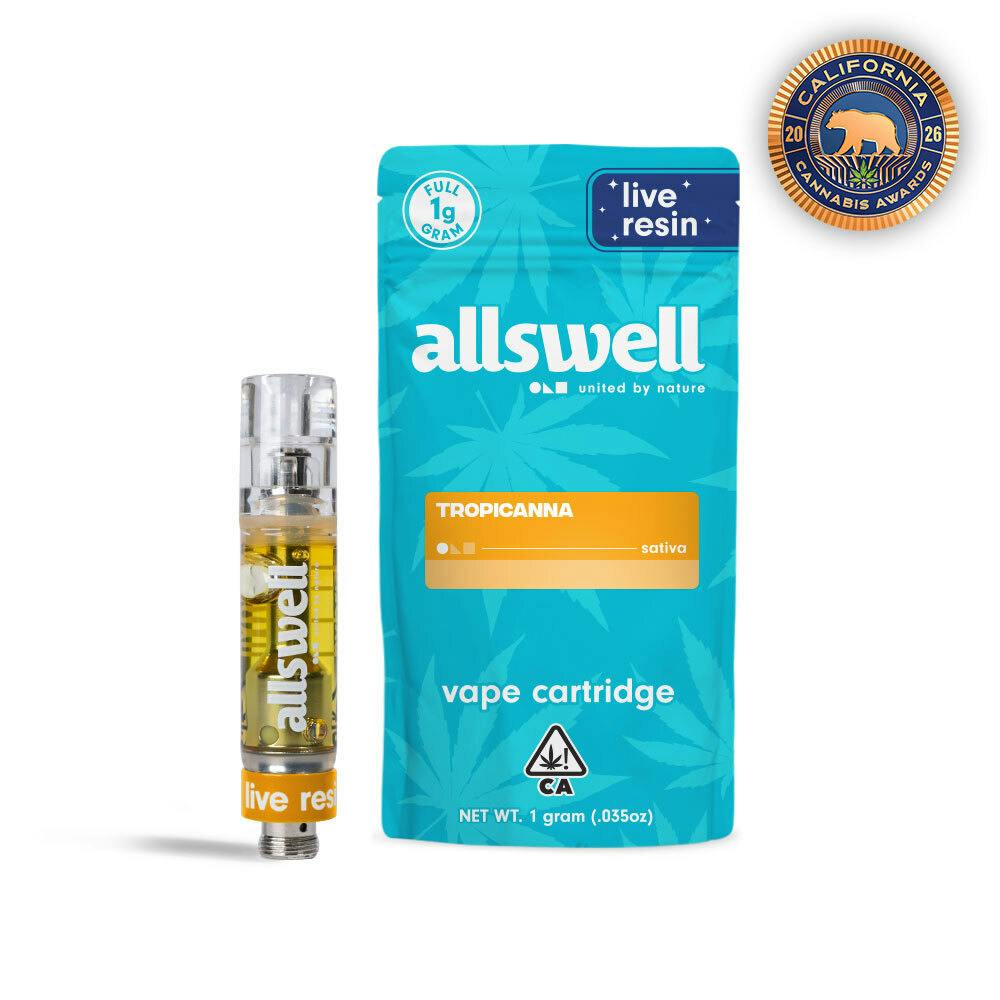 Allswell: Tropicanna [1g Live Resin Cart]